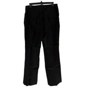 Loft Black Wide Leg 100% Linen Trousers - 10P